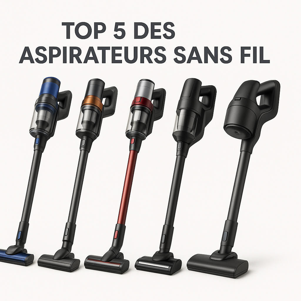 Top 5 des aspirateurs sans fil